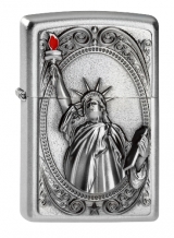 images/productimages/small/Zippo Lady Liberty Emblem 2003967.jpg